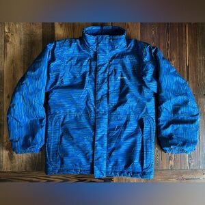 PATAGONIA • Boy’s Sidewall Jacket winter snow coat blue warm outdoors ski youth